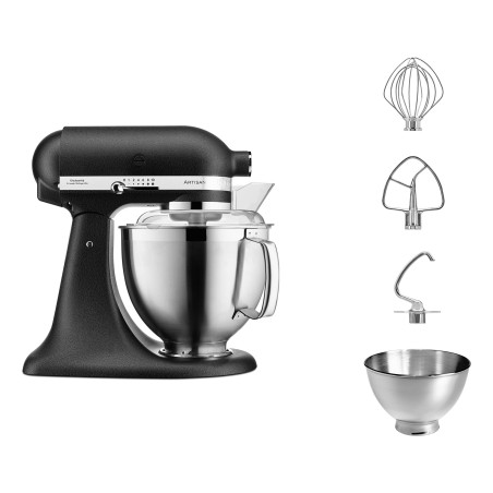 KitchenAid Artisan Premium 5KSM185PSEBK Køkkenmaskine Sort støbejern