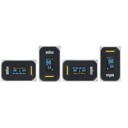 Braun YK-81CEU Puls-oximeter Sort Hvid