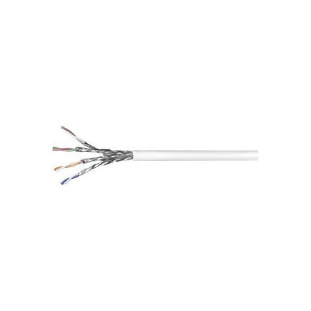 Goobay CAT 6 SFTP PiMF 100m Bulkkabel Hvid - Højtydende Netværkskabel til Stabil Forbindelse!