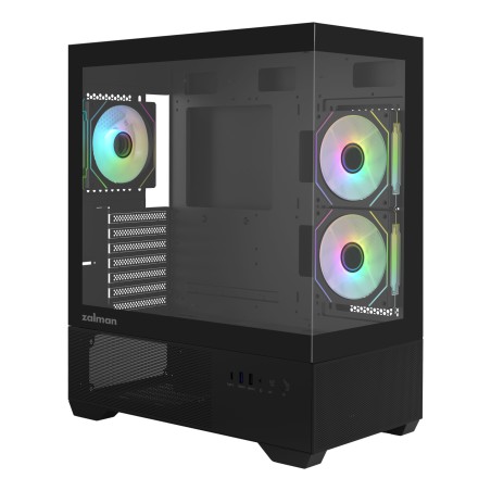 Zalman Chronix Tower ATX Sort - Slankt Design med Optimal Küling og Uovertruffen Ydeevne