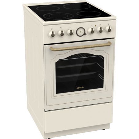 Gorenje Classico GECS5B70CLI Komfur Fritstående Keramisk kogeplade Elfenben