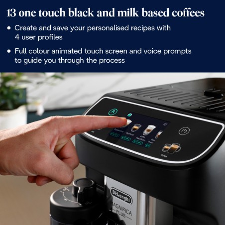 DeLonghi Magnifica Plus ECAM320.60.B Espressomaskine Sort