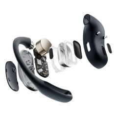 Shokz OpenFit Air Trdls TWS Earbuds - Sort | Komfortable, Trådløse Lydoplevelser med Fantastisk Kvalitet