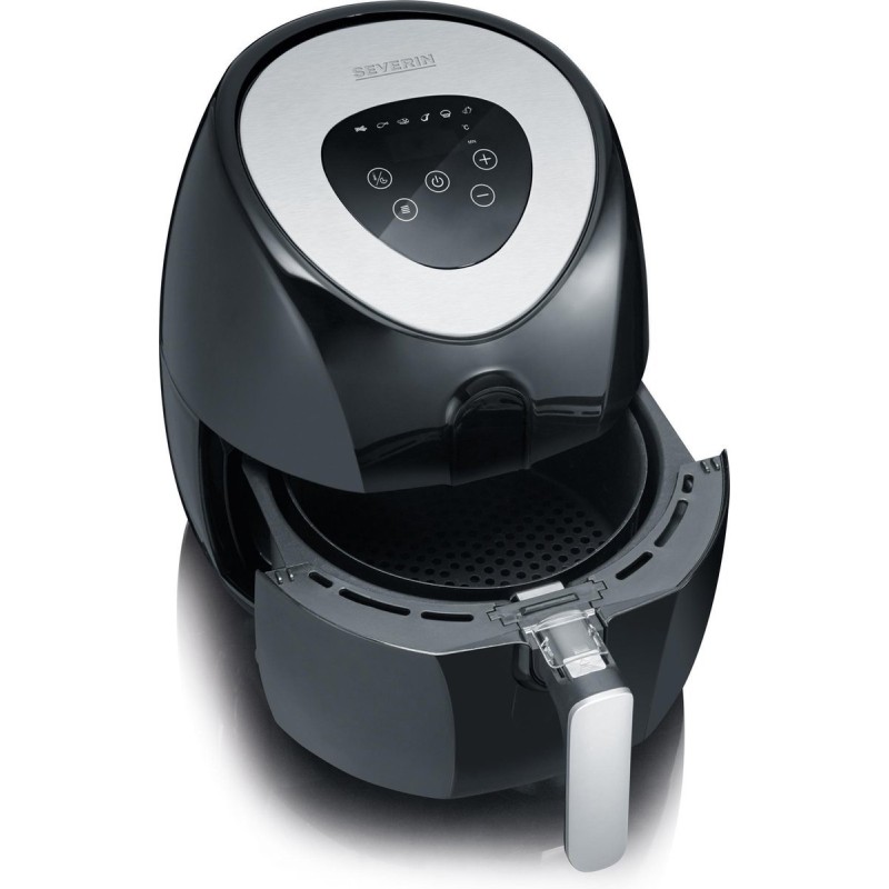 SEVERIN FR 2430 Airfryer 1.5kW Børstet rustfrit stål/sort SEVERIN FR 2430 Airfryer 1.5kW Børstet rustfrit stål/sort