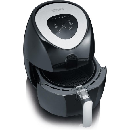 SEVERIN FR 2430 Airfryer 15kW - Effektiv, Sund & Stilfuld i Børstet Rustfrit Stål - Varenummer: 4008146027727