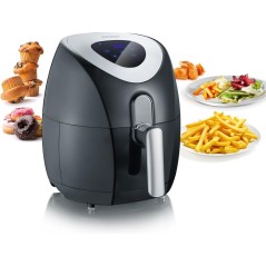 SEVERIN FR 2430 Airfryer 15kW - Effektiv, Sund & Stilfuld i Børstet Rustfrit Stål - Varenummer: 4008146027727