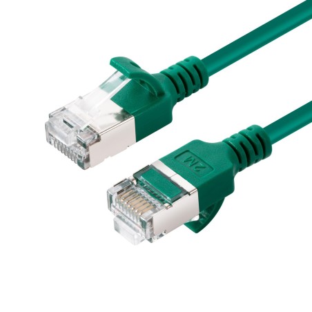MicroConnect CAT6A U-FTP Slim, LSZH, 0.15m