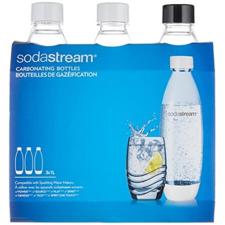 Sodastream Pet Flaske til Sodavand 1L - Øg Din Drikkeoplevelse med Bæredygtig Løsning!