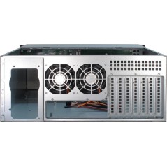Inter-Tech IPC 4U-4408 Rackversion - Forlænget ATX SSI EEB Kvalitetsdesign i Sort | Varenr. 4260133128620