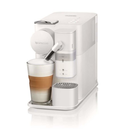 Køb DeLonghi Lattissima One EN510 Fuldautomatisk Espressomaskine - Hvid - Nyd Barista-lignende Kaffespecialiteter Hjemme!