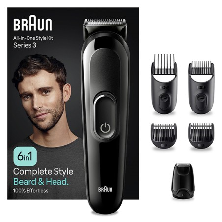 Braun Multi-Grooming Kit MGK34 til skæg og hoved - Alt-i-en løsning til perfekt pleje!