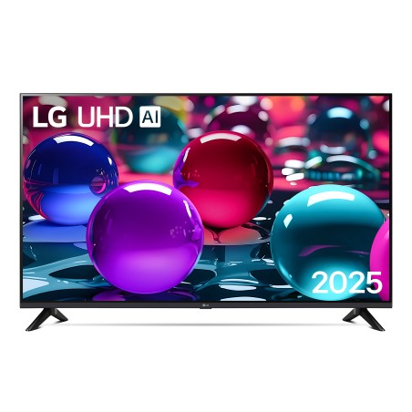 "LG UHD AI 2025 50UA73006LA - 50" 4K UHD 2160p TV i Stilrent Sort - Optimal Billede- & Lydoplevelse!"