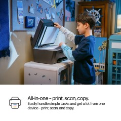 HP Deskjet 4320 All-in-One Blækprinter - Effektiv, Kompakt & Pålidelig Printløsning til Hjemmet!