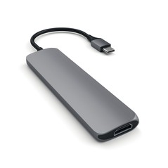 Satechi Slim Aluminum Multi-Port Adapter Dockingstation - Den Ultimative Løsning til Effektiv Multitasking!