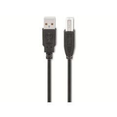 goobay USB-kabel 1.8m Sort