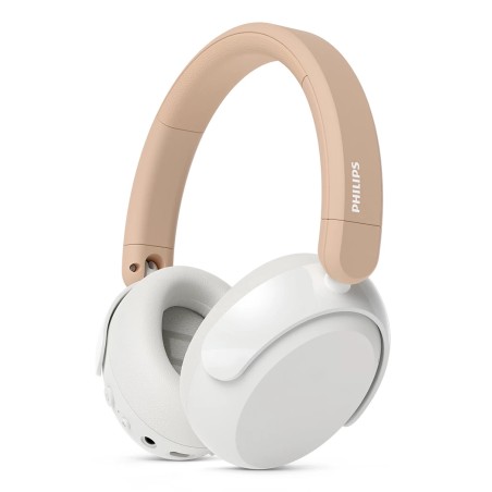 Philips 5000 Series TAK5500AL00 - Trådløse Bluetooth Hovedtelefoner i Ravfarvet Hvid | Optimeret til Musik & Opkald