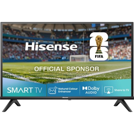 Hisense 32A4Q 32" 720p TV - Sort | Fantastisk billede & stilfuldt design!