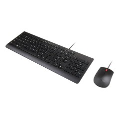Lenovo Essential Wired Combo Sæt med mus og tastatur Kablet Dansk