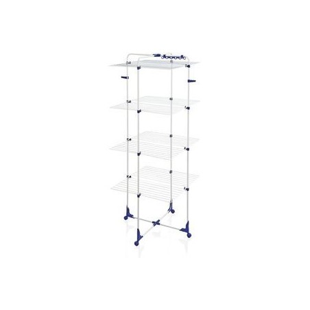 Leifheit Tower 450 Fritstende Stativ - Multifunktionelt & Elegant Tørrestativ i Hvid