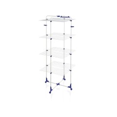 Leifheit Tower 450 Fritstående stativ Blå, Hvid