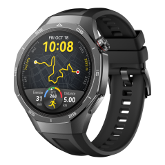 Huawei WATCH GT5 Pro 46mm Sort SmartWatch - Stilfuld, Funktionel og Holdbar!