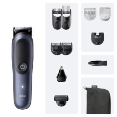 Braun All-in-One Series 7 AIO7540 Trimmer Sort Blå