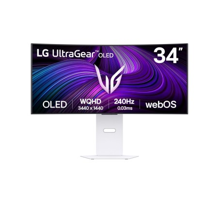 LG UltraGear 34GX90SA - 34" OLED UltraWide 3440 x 1440, 240 Hz, HDMI/DisplayPort/USB-C - Oplev en fantastisk skærmoplevelse!