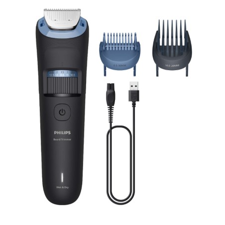 "Kraftfuld Philips 3000 Series BT3665 Trimmer - Sort | Præcis Klipning & Ultimativ Komfort"