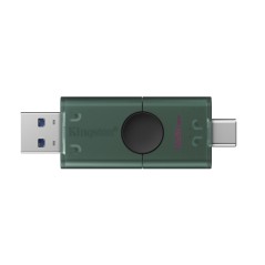Kingston DataTraveler Duo 128GB USB 3.2 Gen 1 / USB-C USB stick Sort Grøn