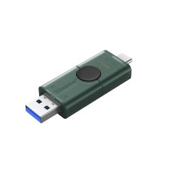 Kingston Technology DataTraveler Duo G2 128GB - Hurtig USB Stick i Lækker Sort - Perfekt til Dit Behov!