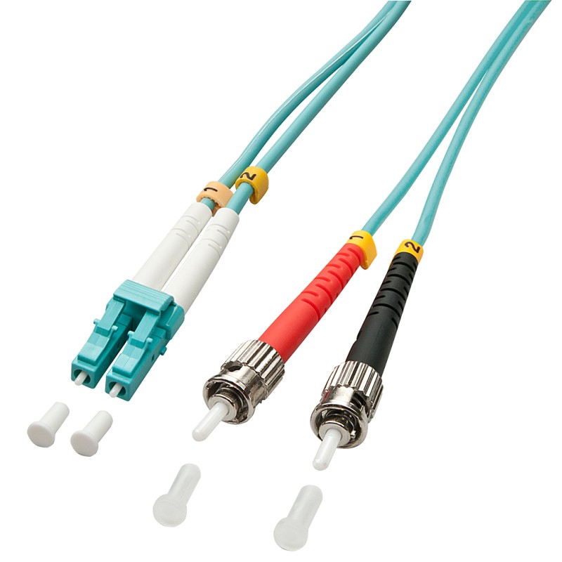 Lindy Fibre Optic Cable LC/ST OM3, Lindy Fibre Optic Cable LC/ST OM3,