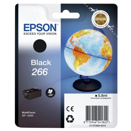 Epson SINGLEPACK BLACK 266 INK CARTR (C13T26614020)