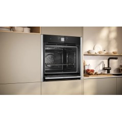 Neff B64CT73N0 Ovn - 71 L - Sort Rustfrit Stål - Perfekt til Dit Køkken!