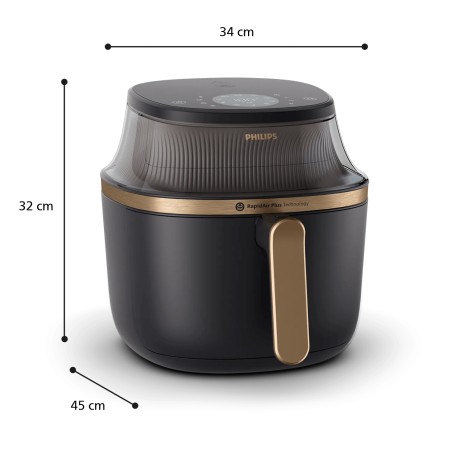 Philips Series 3000 NA342 Airfryer 2kW Sort