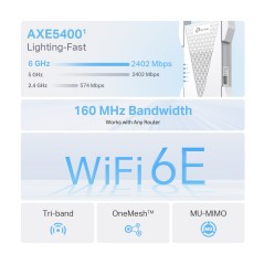 TP-Link RE815XE V1 WiFi-rækkeviddeforlænger