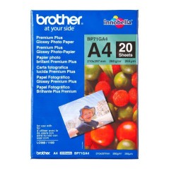 Brother A4 Glossy Paper BP-71GA4 - Højkvalitets Glanspapir til Perfekte Udskrifter