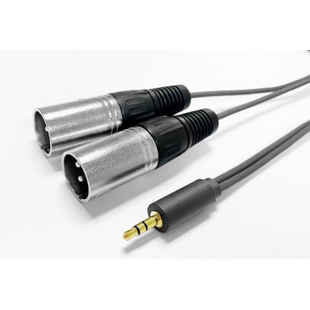 Vivolink 3.5MM to 2 x XLR male 5m - PROMJXLRS5