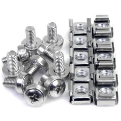StarTech.com M6 CAGE NUTS & SCREWS – CABSCREWM6