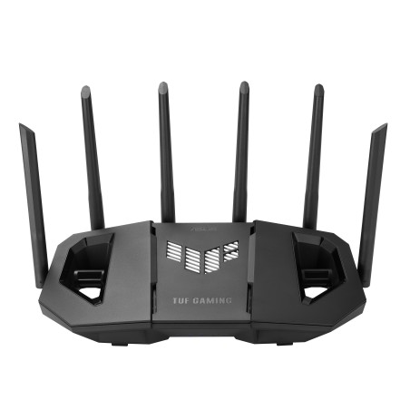 ASUS 90IG0A30-MO9C00 Trådløs Router - 25 Gigabit Ethernet, Tri-band 2.4GHz/5GHz/6GHz - Sort | Hurtig & Stabil Internetforbindels