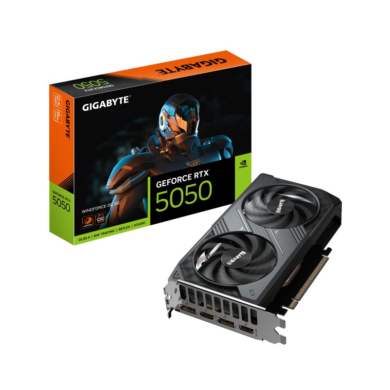 Gigabyte GeForce RTX 5050 Windforce OC 8GB Gigabyte GeForce RTX 5050 Windforce OC 8GB