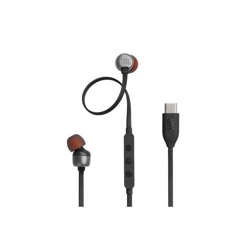 JBL TUNE 310C USB Kablet Earbuds Sort JBL TUNE 310C USB Kablet Earbuds Sort