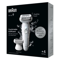 Braun Silk-épil 9 9-041 Epilator Hvid