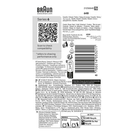 BRAUN Combipack 64B Barberhoved