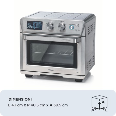 Ariete 4629/11 25 L 1700 W Sølv Grill