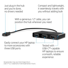Hewlett Packard Enterprise USB-C to USB-A (Z6A00AA AC3)