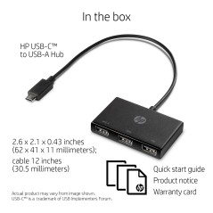 Hewlett Packard Enterprise USB-C to USB-A (Z6A00AA AC3)