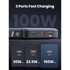 Ugreen Nexode Powerbank 20000mAh - Kraftfuld og Pålidelig Strøm til Din Gadget!
