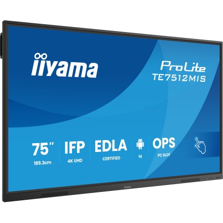 iiyama 75" iiWare13E, Android 14 - TE7512MIS-B4AG