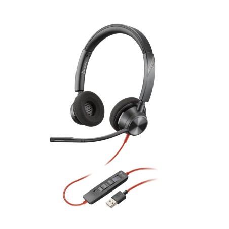Højtydende HP Blackwire 3320 Microsoft Headset – Komfort og Klar Lyd | Varenummer: 76J17AA