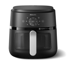 Philips 2000 Series NA231 Airfryer 17kW - Sort/Sølv | Sundere madlavning med hurtig og effektiv varme!